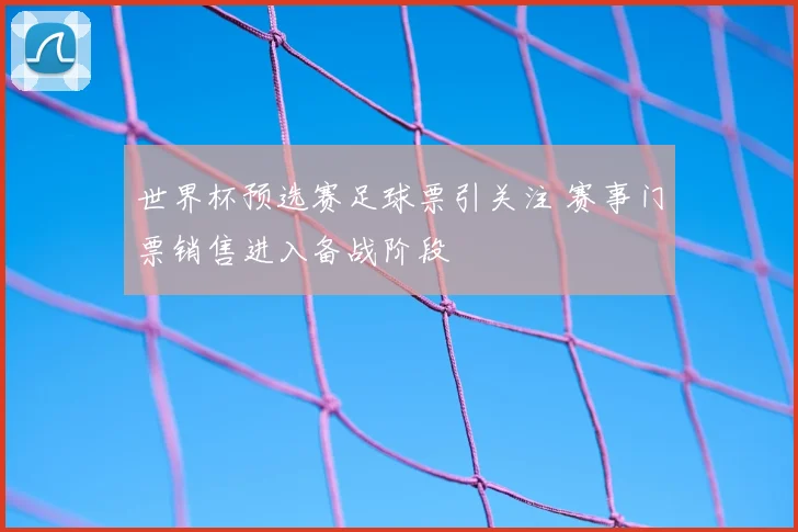 世界杯预选赛足球票引关注 赛事门票销售进入备战阶段